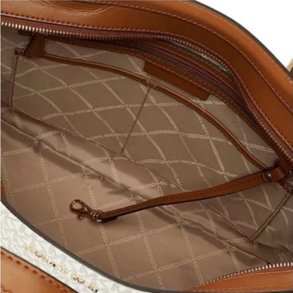 NWT Michael Kors Aria Large TZ Tote Handbag - Picture 2 of 2